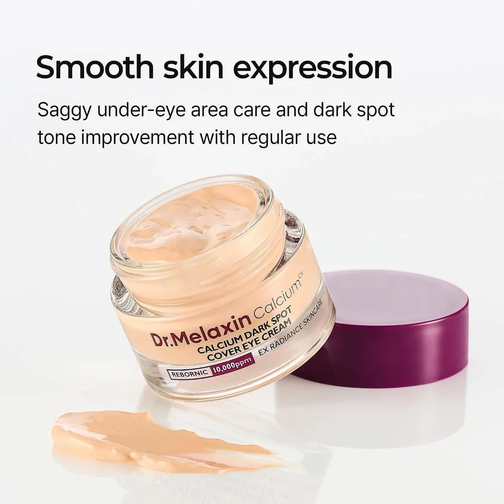 Dr.Melaxin Calcium Dark Spot Cover Eye Cream Women 15g Beige NEW